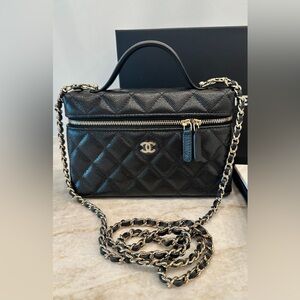 Chanel Slim Vanity Top Handle Crossbody